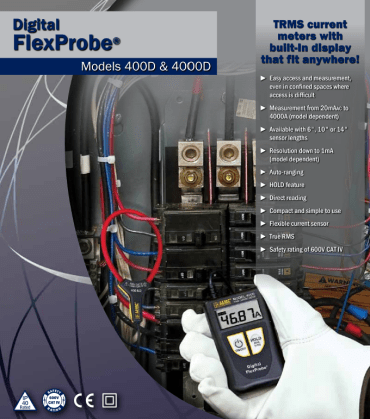 Amperímetros con Sensores Flexibles